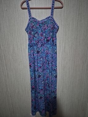 NWT Lilly Pulitzer Size 10 Marisol Maxi Dress Breakwater Blue Shells N Bells